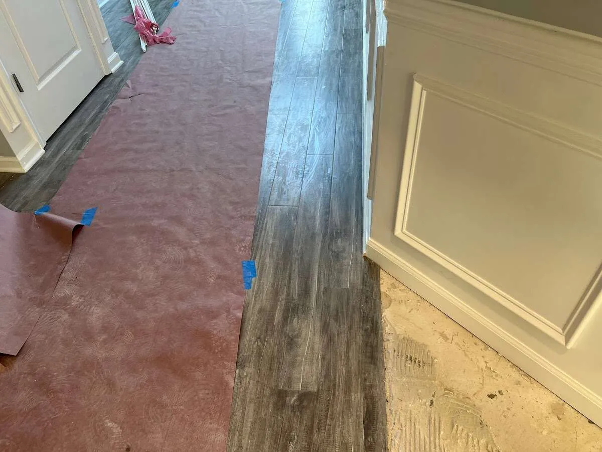 Completed marble shower restoration in Blanchard